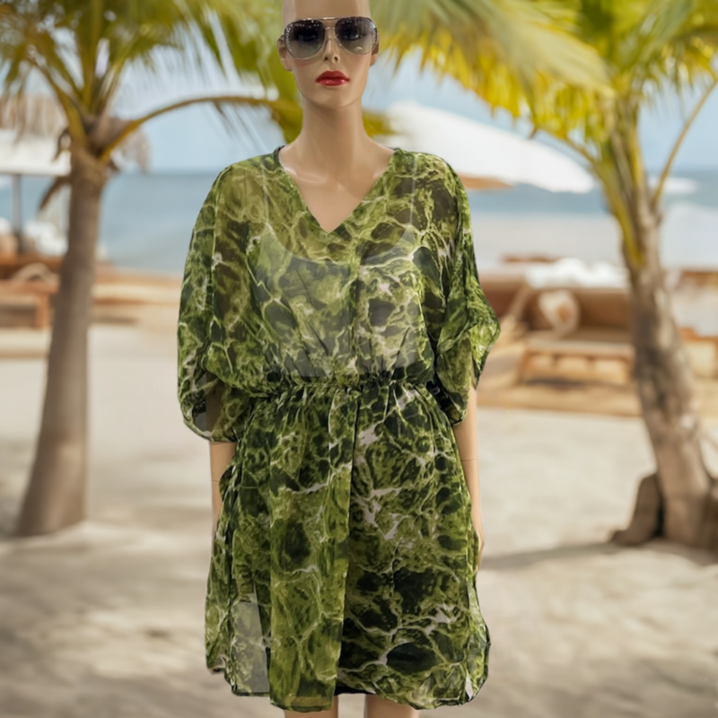 Blouse en chiffon #couleur_vert