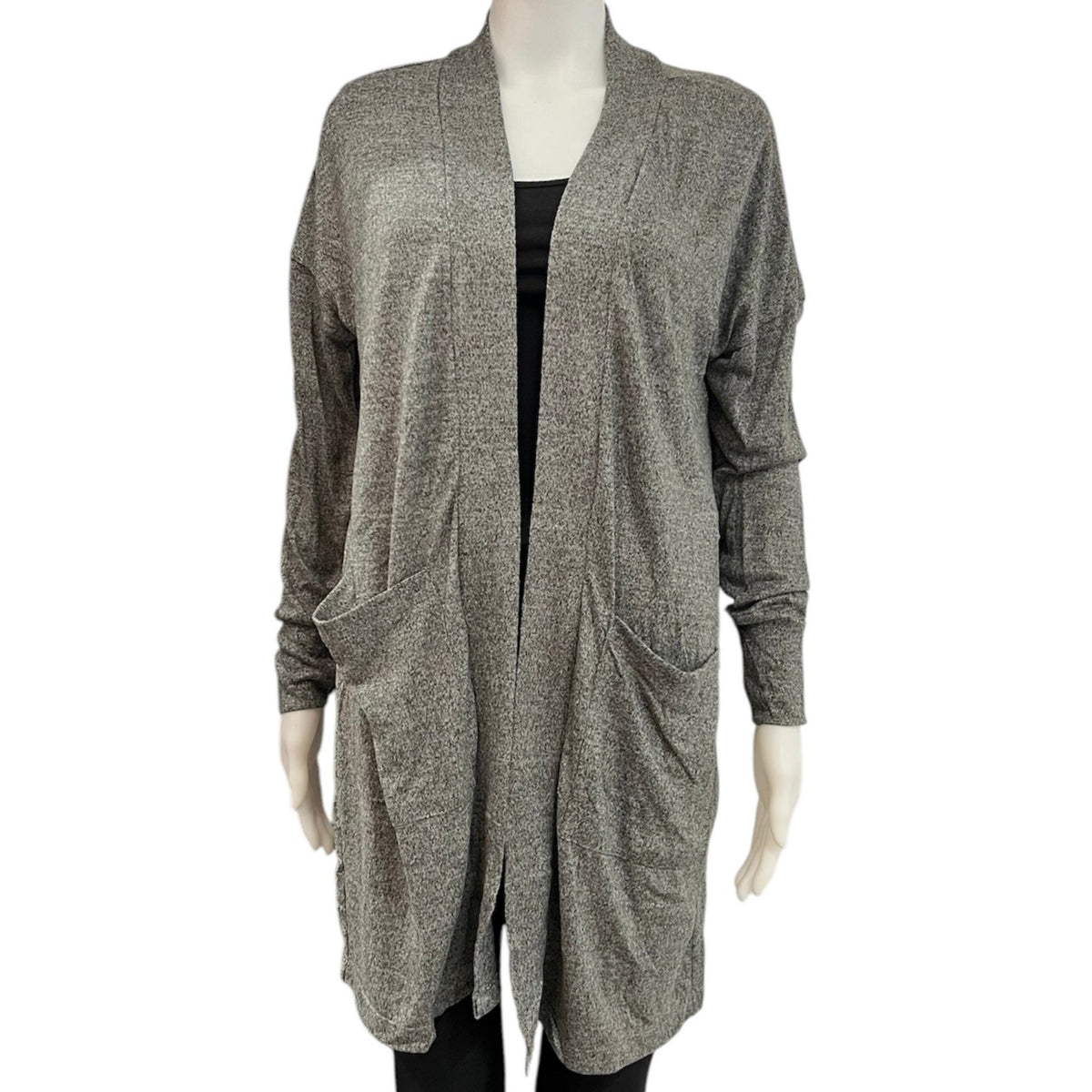 Cardigan doux #couleur_charcoal