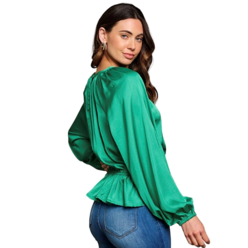 Blouse taille élastiquée sale