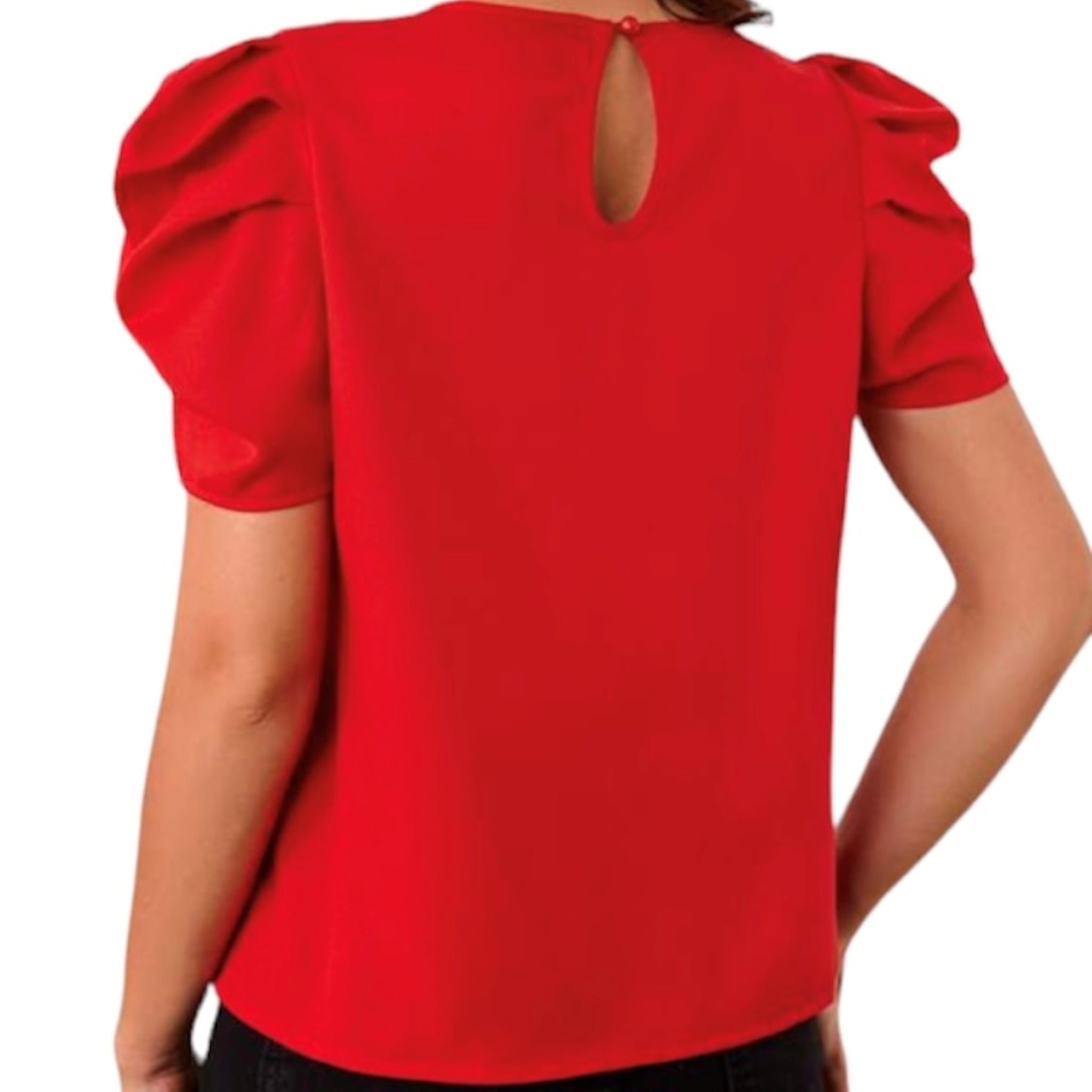 Blouse avec outlet manche bouffante