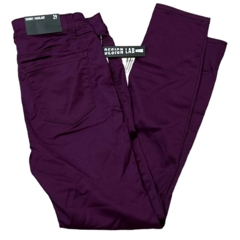 Pantalon en sergé Design Lab #couleur_prune